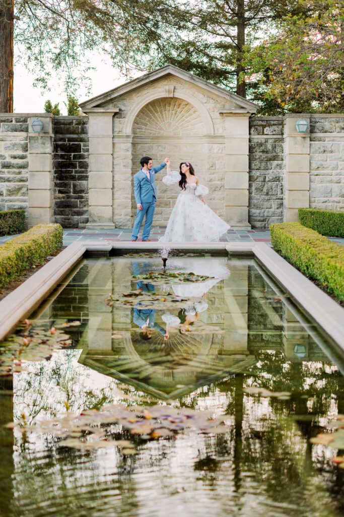 Greystone mansion Beverly Hills Wedding Photographer